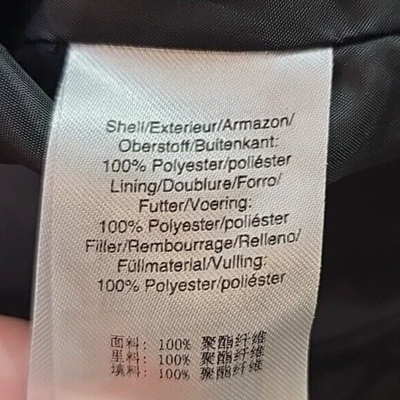 DNKY Women's Black Button-Down Puffer Vest Size Large - Picture 6 of 6